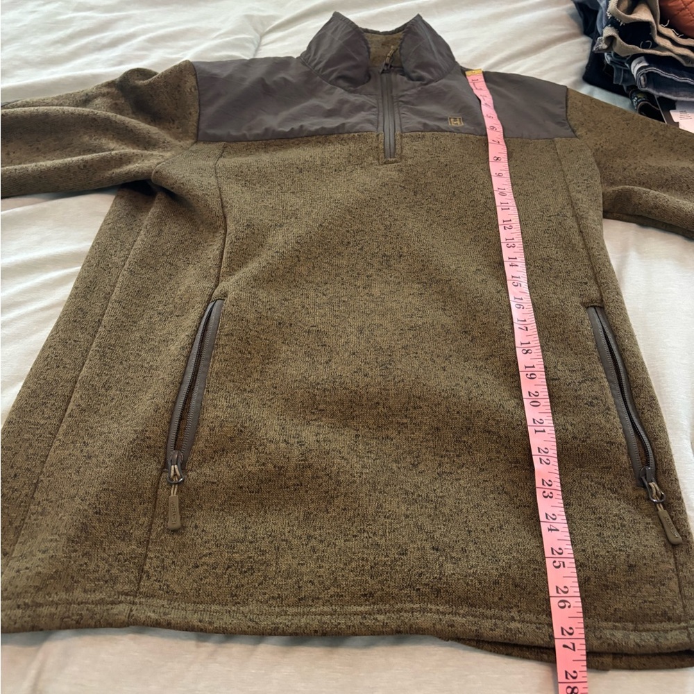 Brown Quarter-Zip Pullover - image 1
